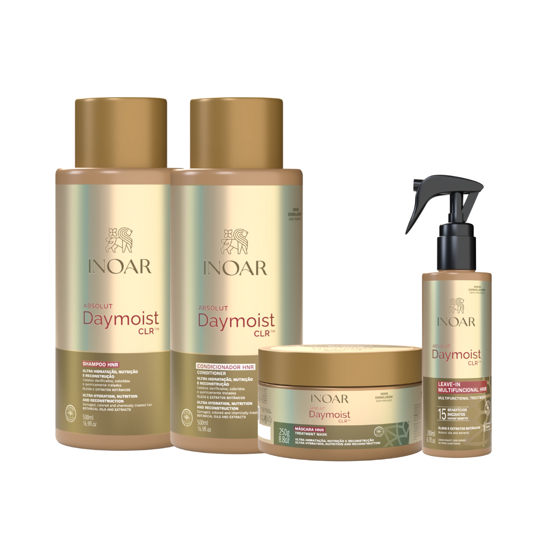 Inoar Chemiškai pažeistų plaukų rutina