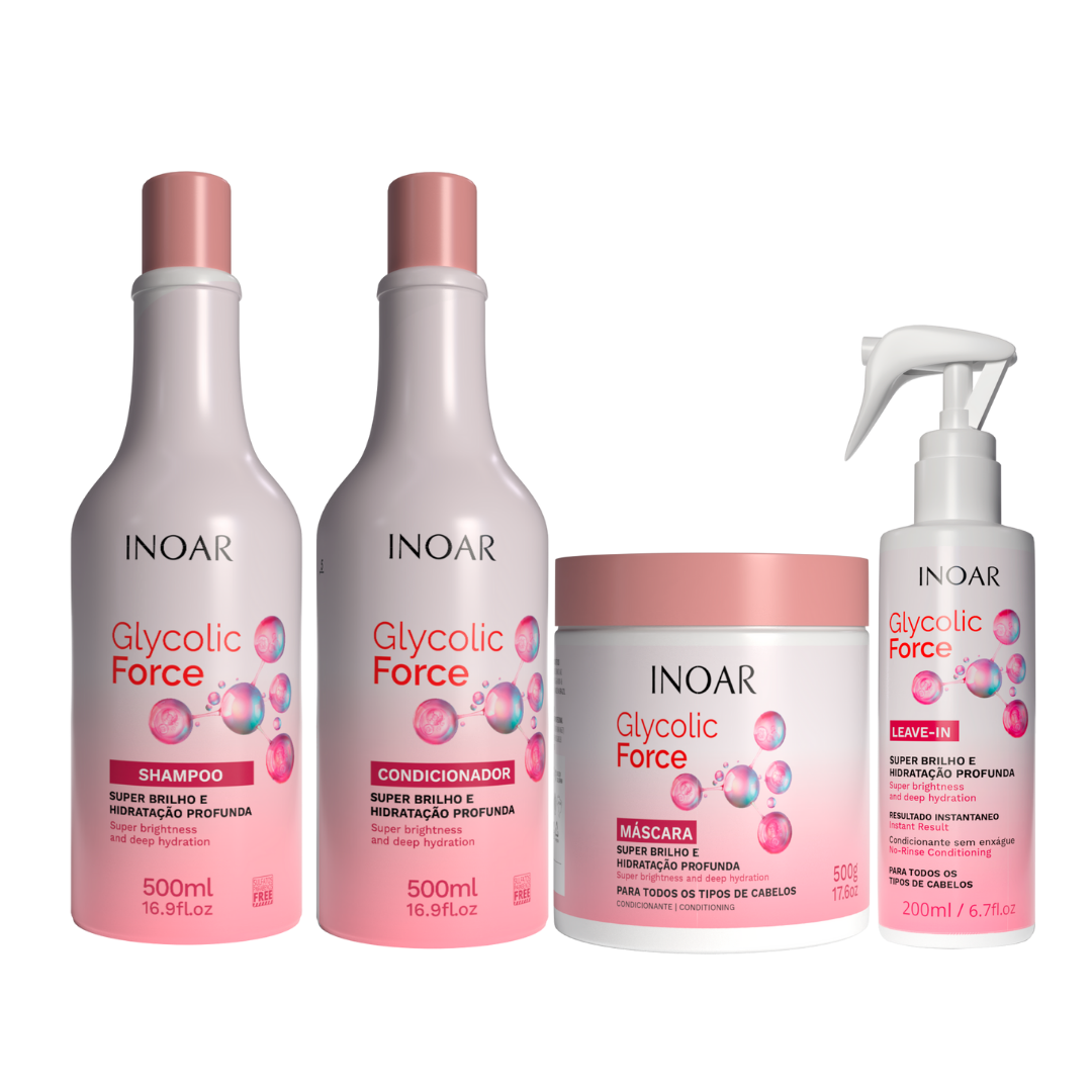 INOAR Greitai besiriebaluojančių plaukų rutina