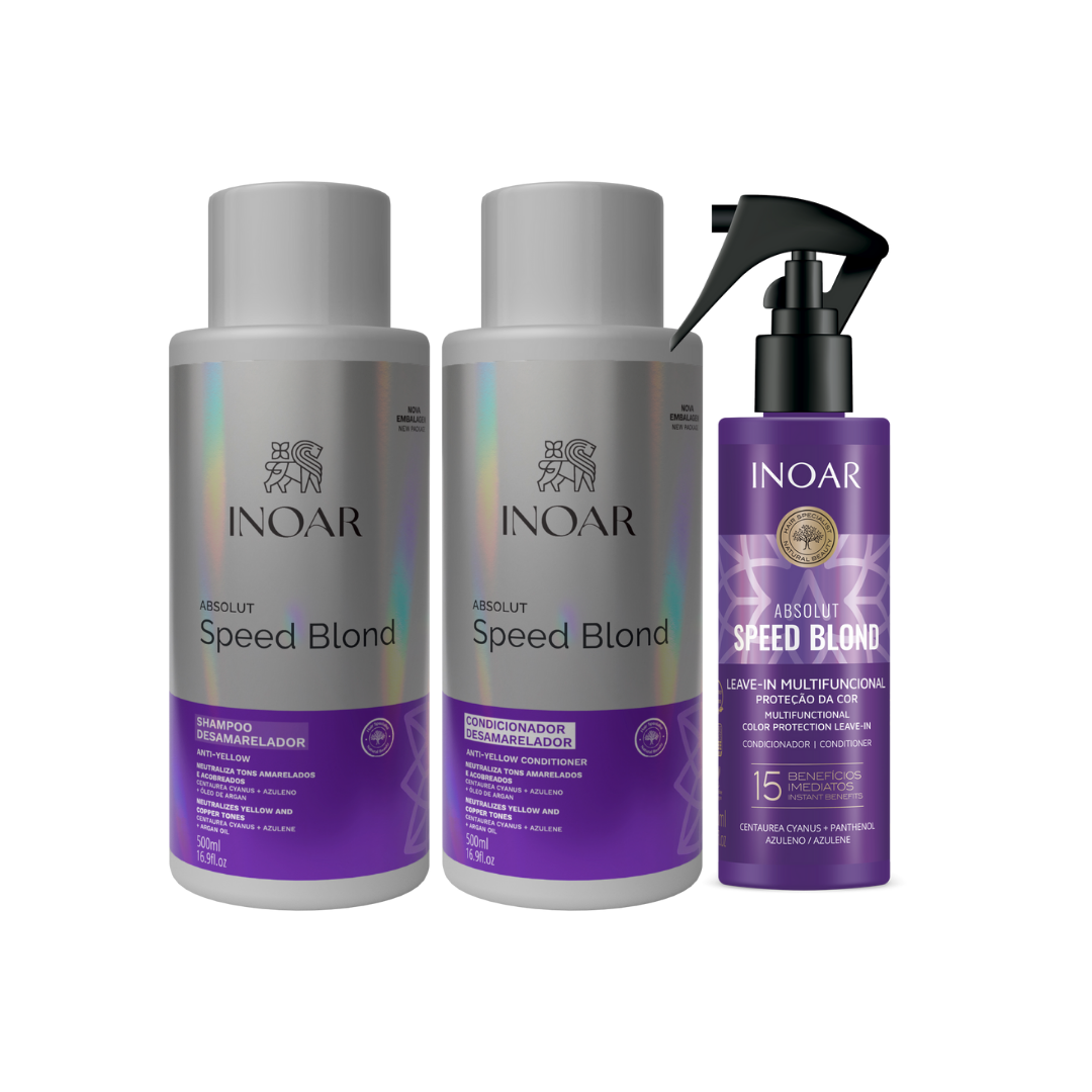 Inoar plaukus tonuojanti rutina