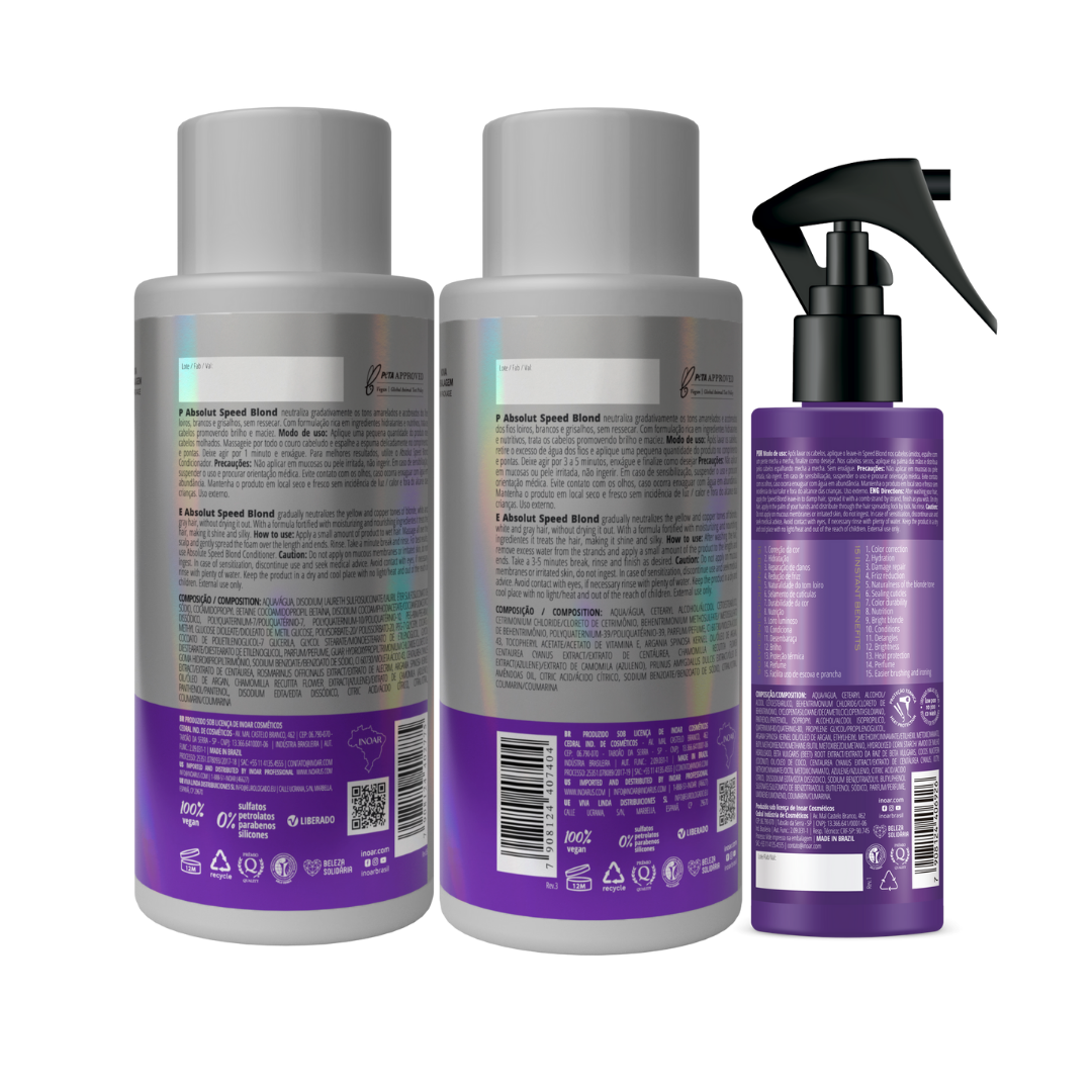 Inoar plaukus tonuojanti rutina