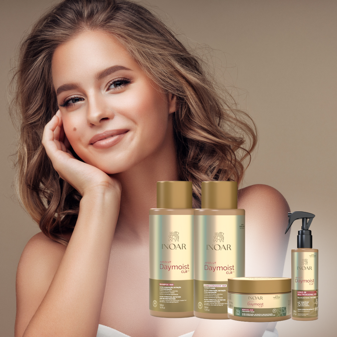 Inoar Chemiškai pažeistų plaukų rutina