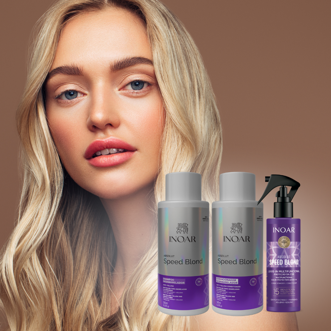 Inoar plaukus tonuojanti rutina