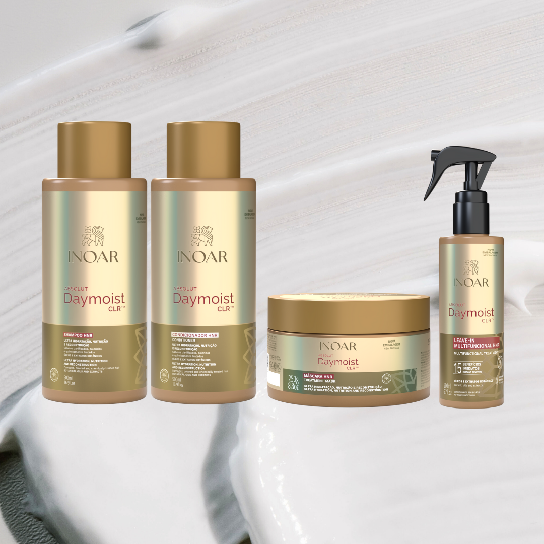 Inoar Chemiškai pažeistų plaukų rutina