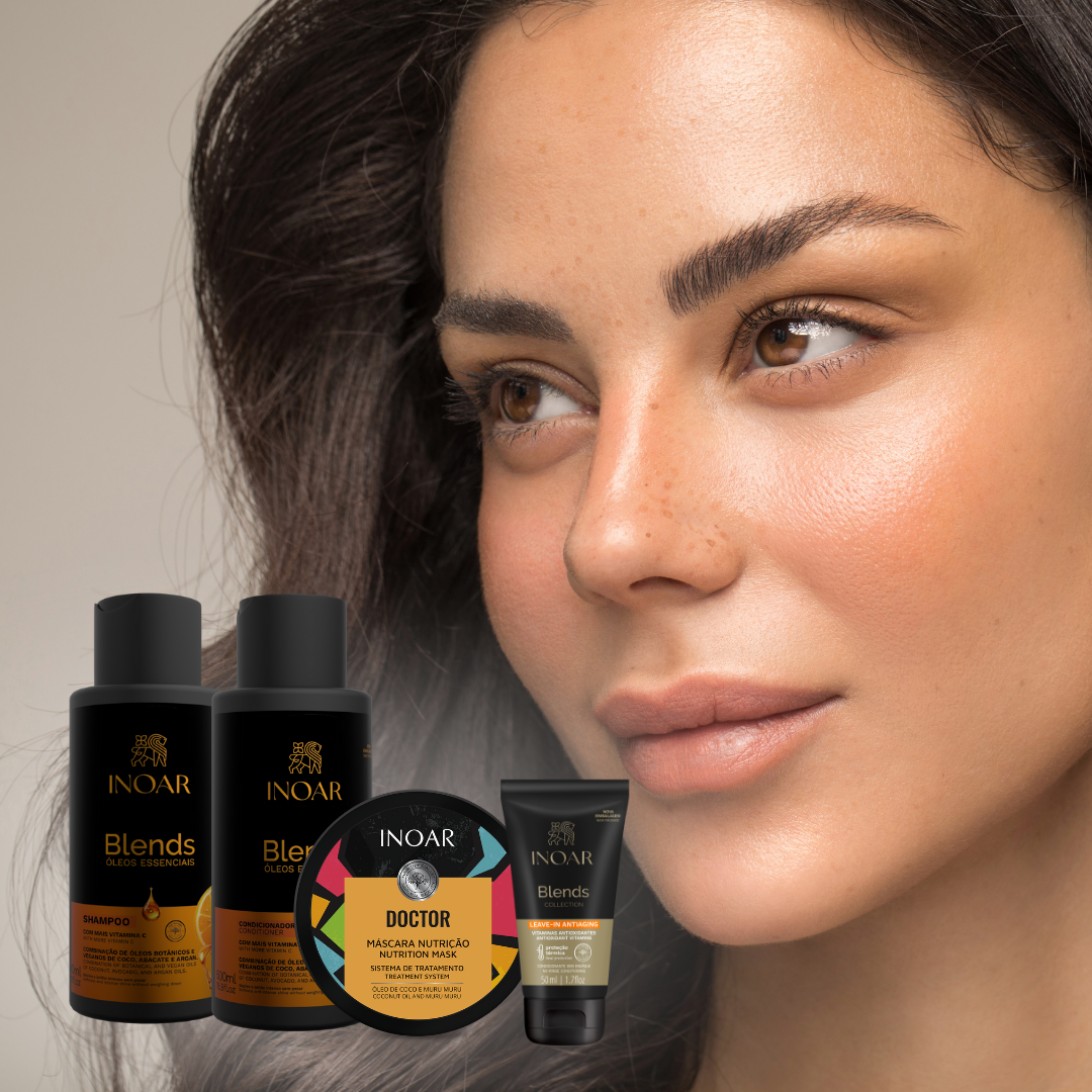 INOAR Sausų plaukų rutina