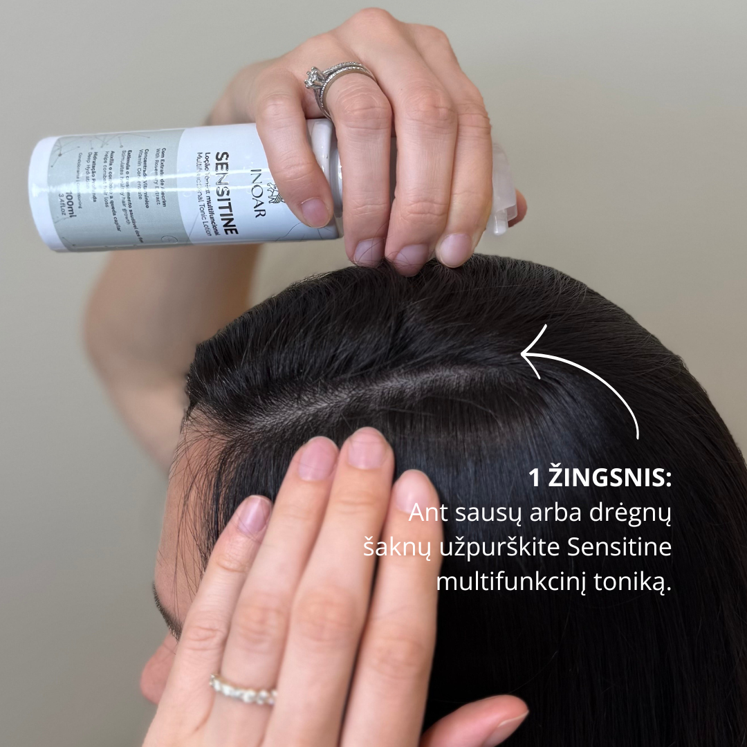 INOAR Sensitine Multifunctional Tonic - multifunkcinis plaukų augimą skatinantis, plaukus stiprinantis tonikas 100 ml