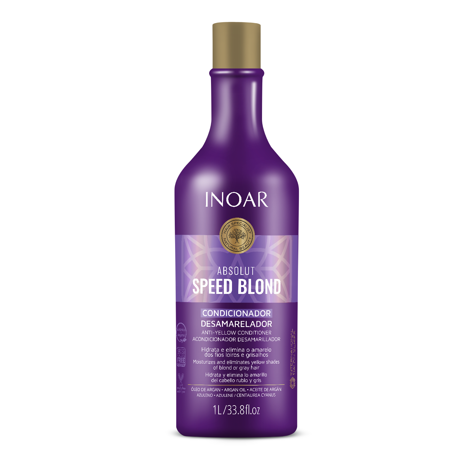 INOAR Absolut Speed Blond Conditioner - kondicionierius šviesintiems plaukams