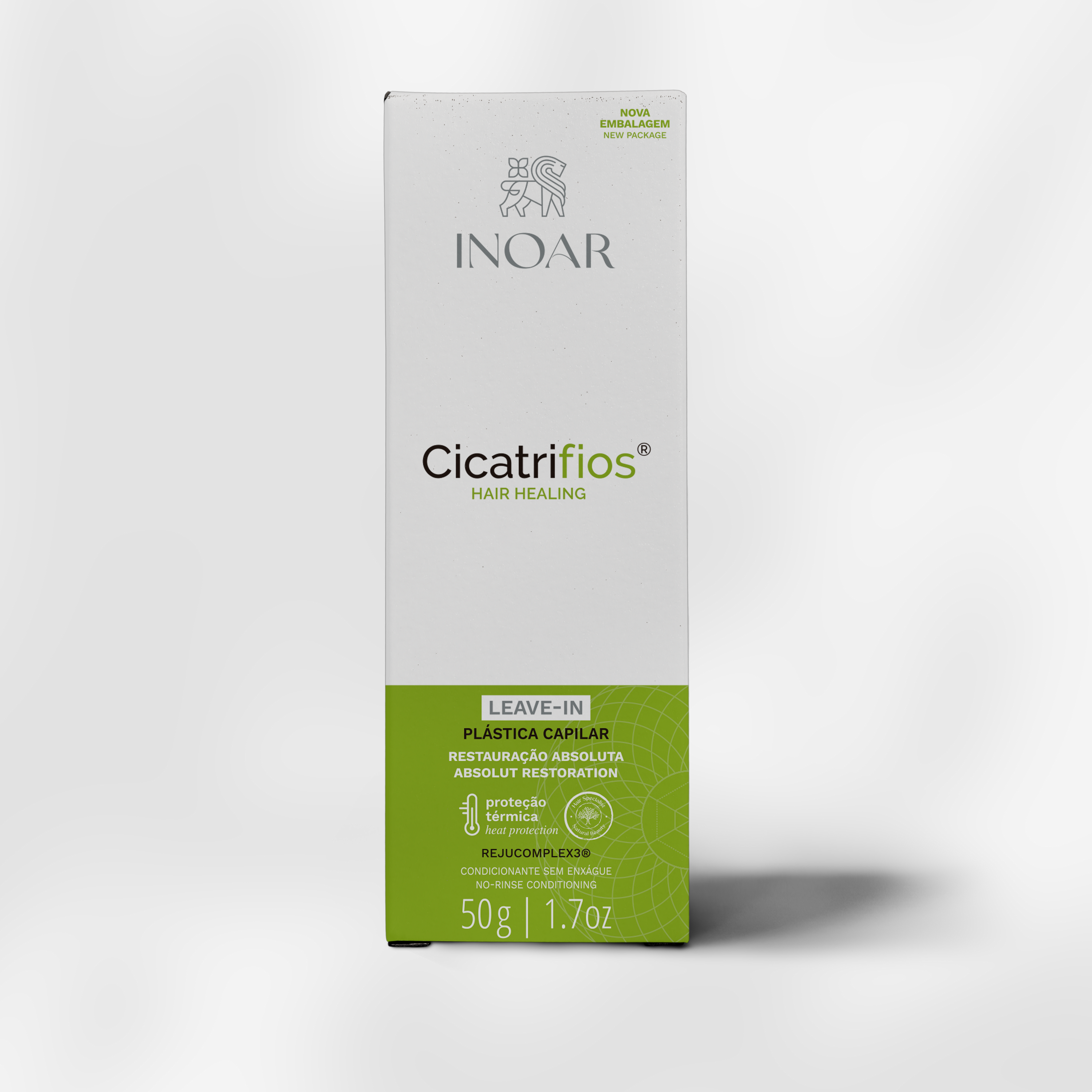 🎁 INOAR CicatriFios Leave-In - nenuskalaujamas balzamas apsaugantis nuo karščio 50 ml (100% off)