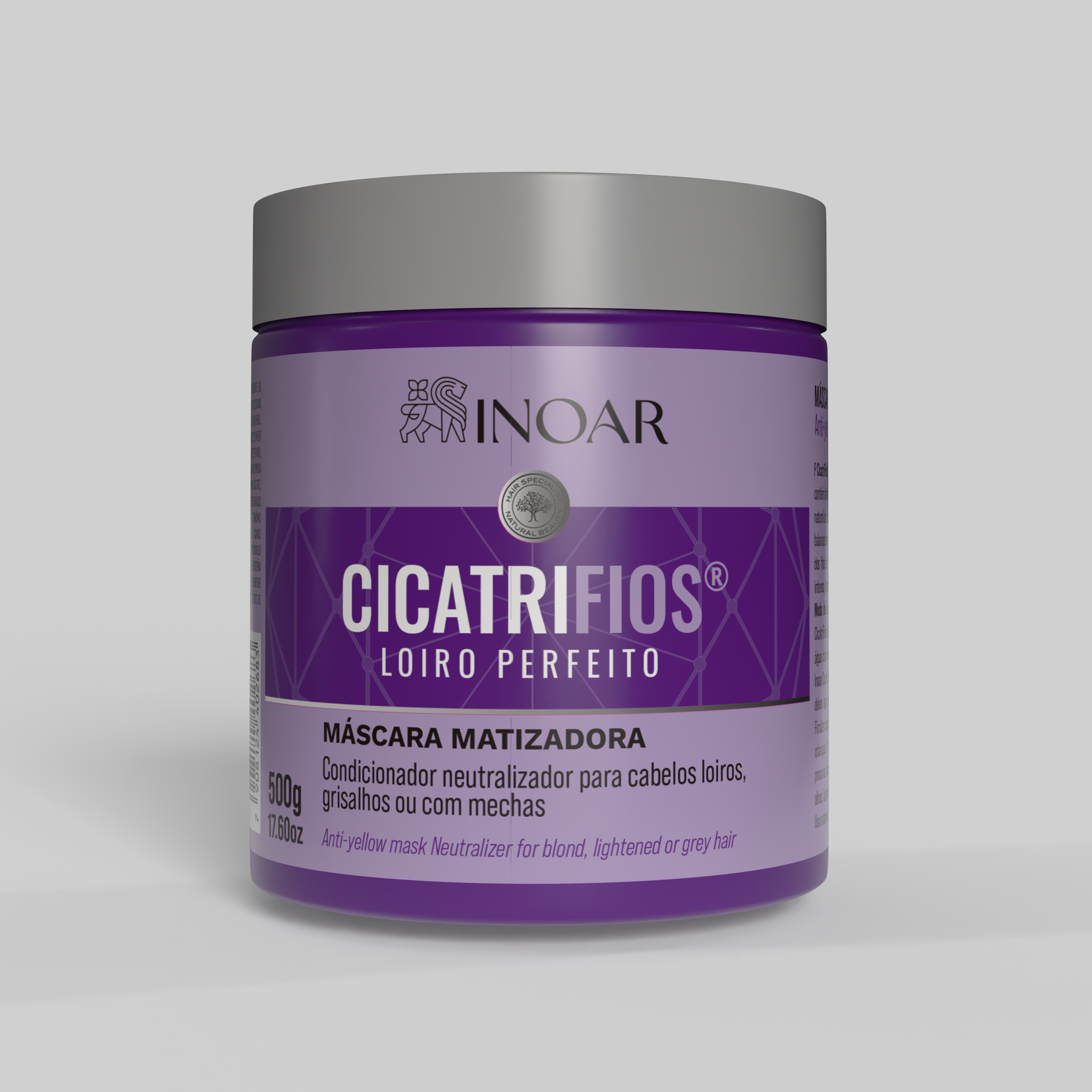 INOAR CicatriFios Perfect Blond Mask - plaukų kaukė šviesiems plaukams