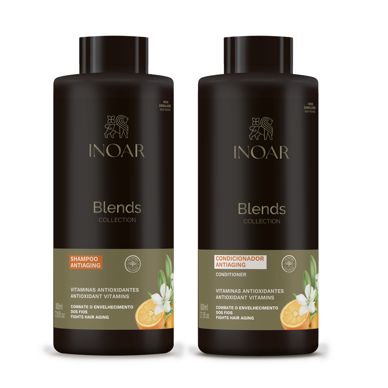 INOAR Blends Duo Kit - rinkinys su Vitaminu C 2x800 ml