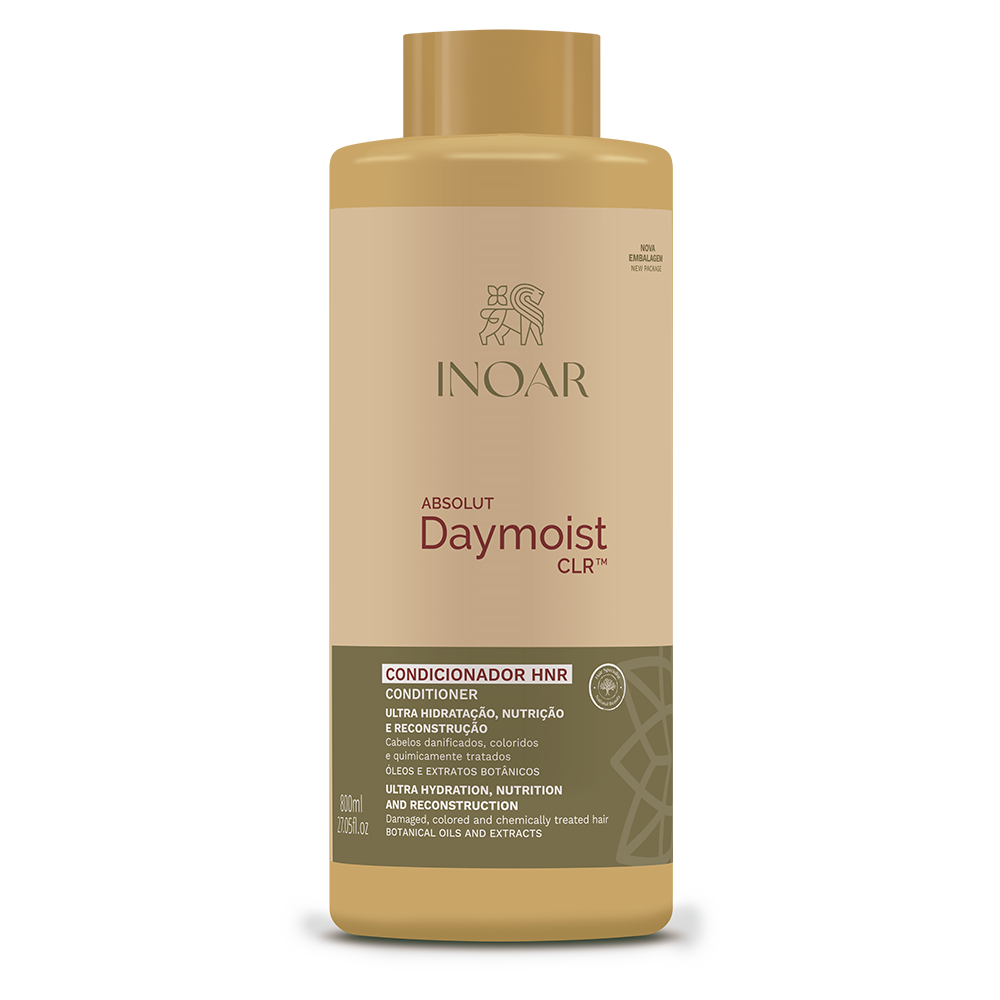 INOAR Absolut Daymoist Conditioner - kondicionierius chemiškai pažeistiems plaukams
