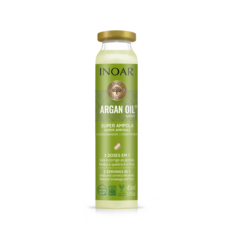 INOAR Argan Oil Ampola - plaukų ampulė su argano aliejumi