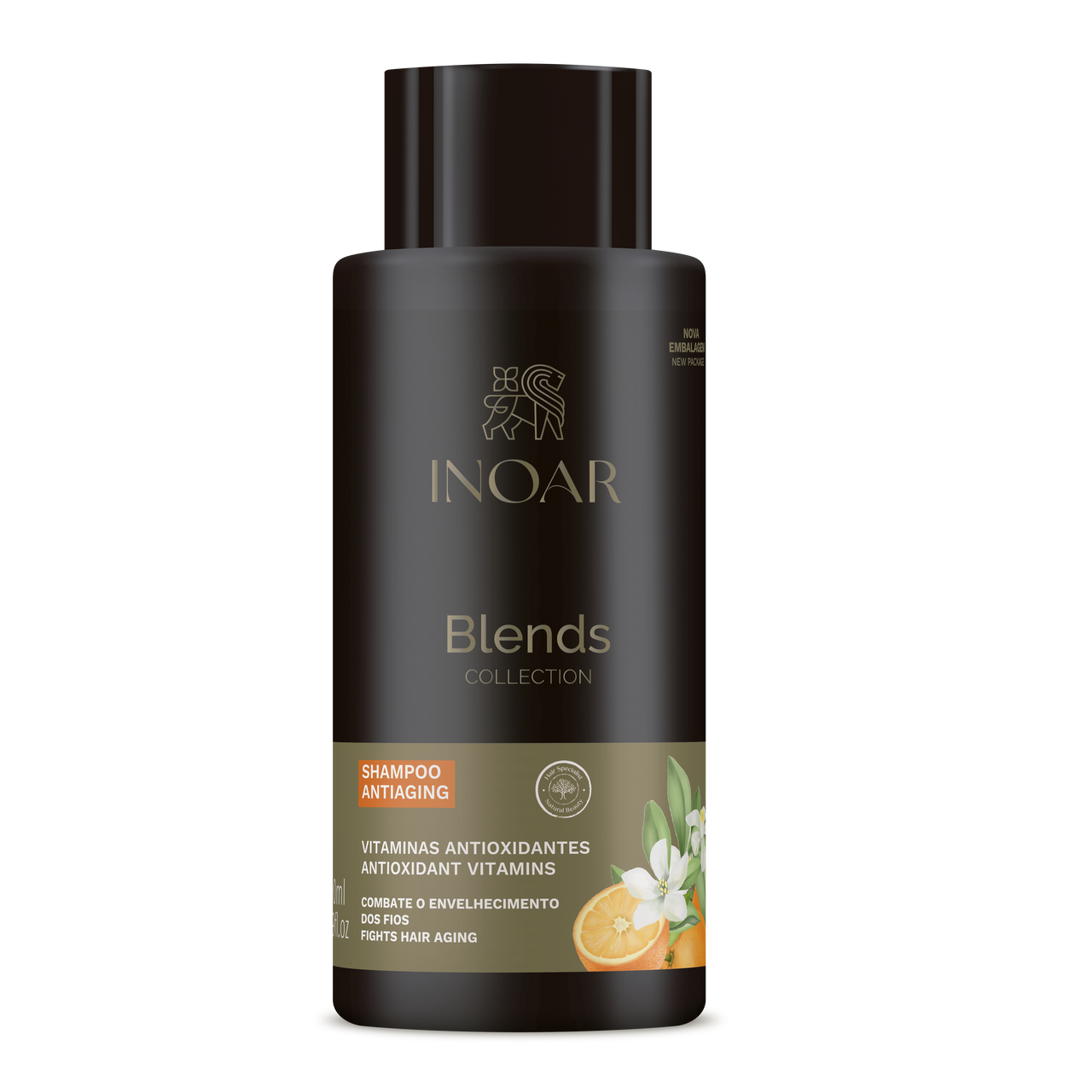 INOAR Blends Shampoo – šampūnas su vitaminu C 500 ml