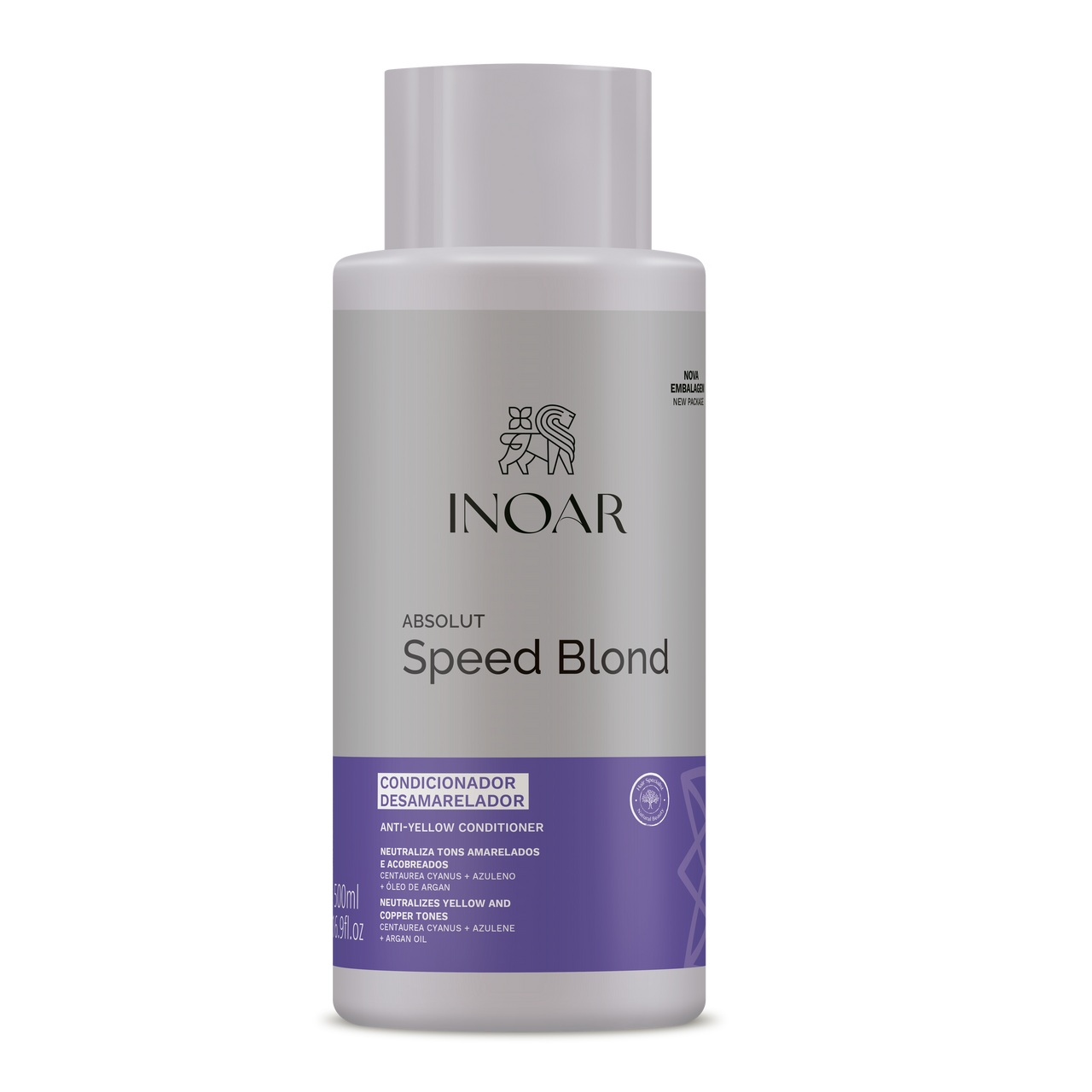 INOAR Absolut Speed Blond Conditioner - kondicionierius šviesiems plaukams 500 ml