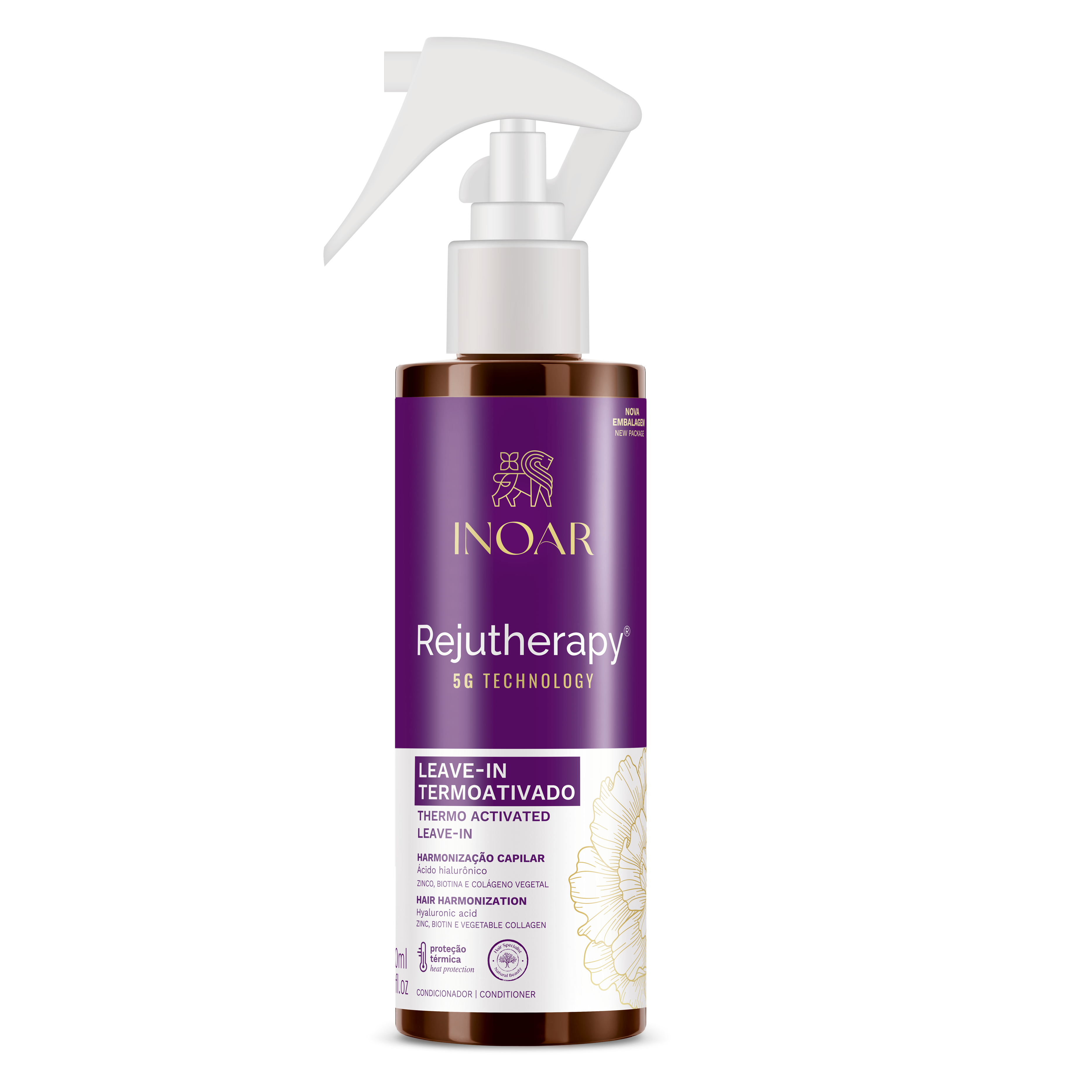 INOAR Rejutherapy Thermo Activated Leave-in - karščiu aktyvuojamas nenuplaunamas kondicionierius 200 ml
