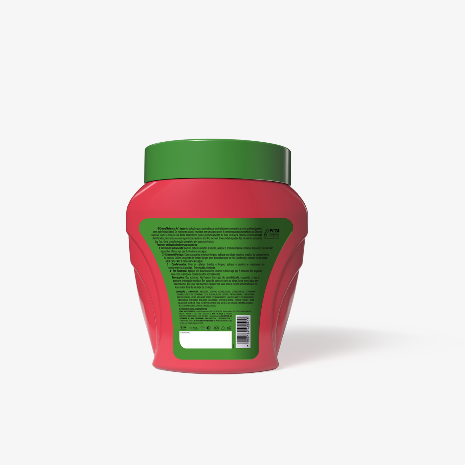 INOAR Multifunctional Cream Watermelon - multifunkcinis garbanų kremas arbūzų kvapo 1000 g