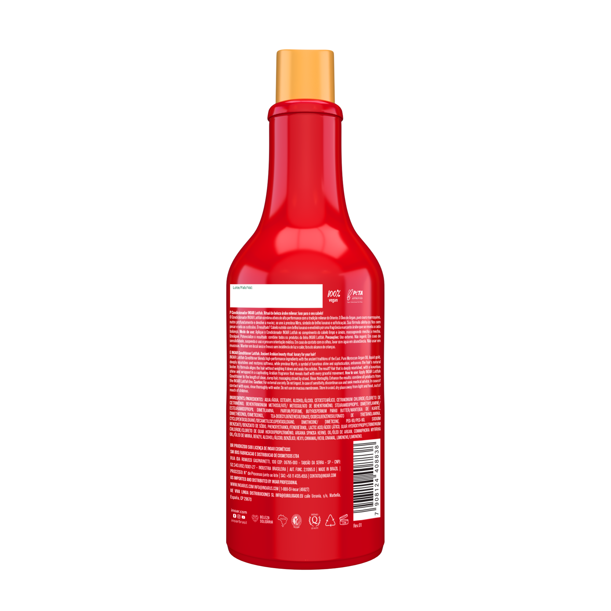 INOAR Latifah Conditioner - spindesio suteikiantis kondicionierius plaukams
