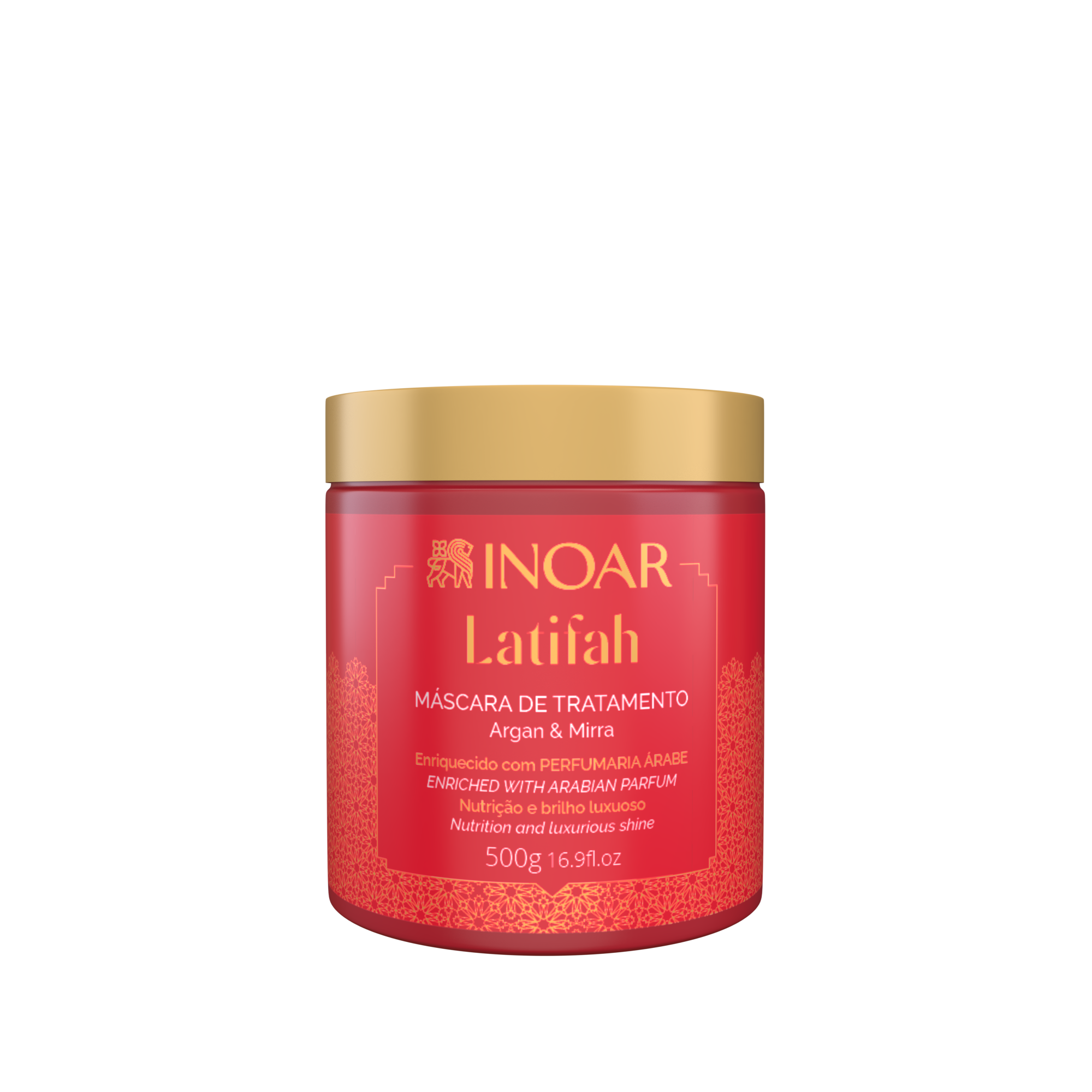INOAR Latifah Mask - spindesio suteikianti kaukė plaukams 500 g