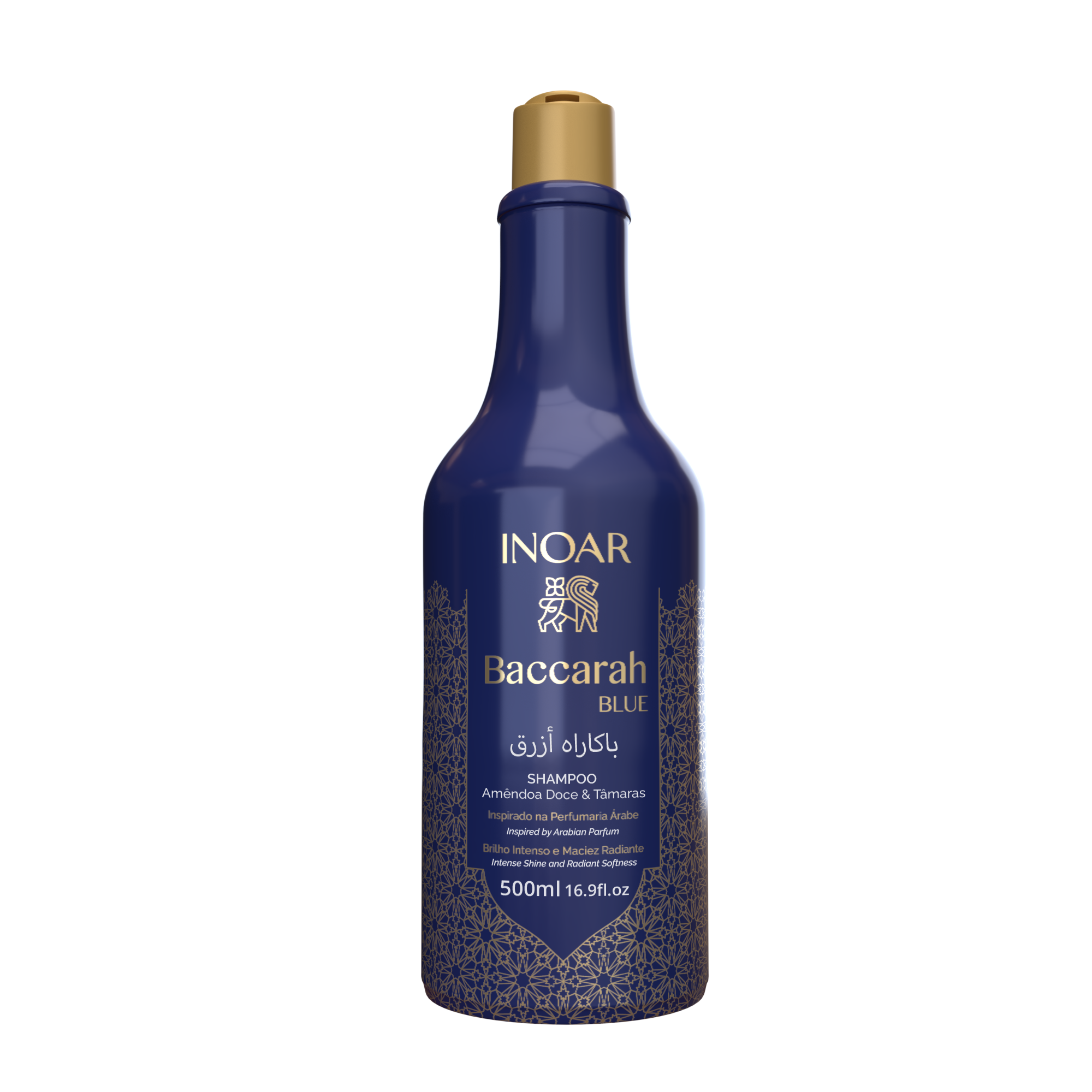 INOAR Baccarah Blue Shampoo - plaukus maitinantis šampūnas