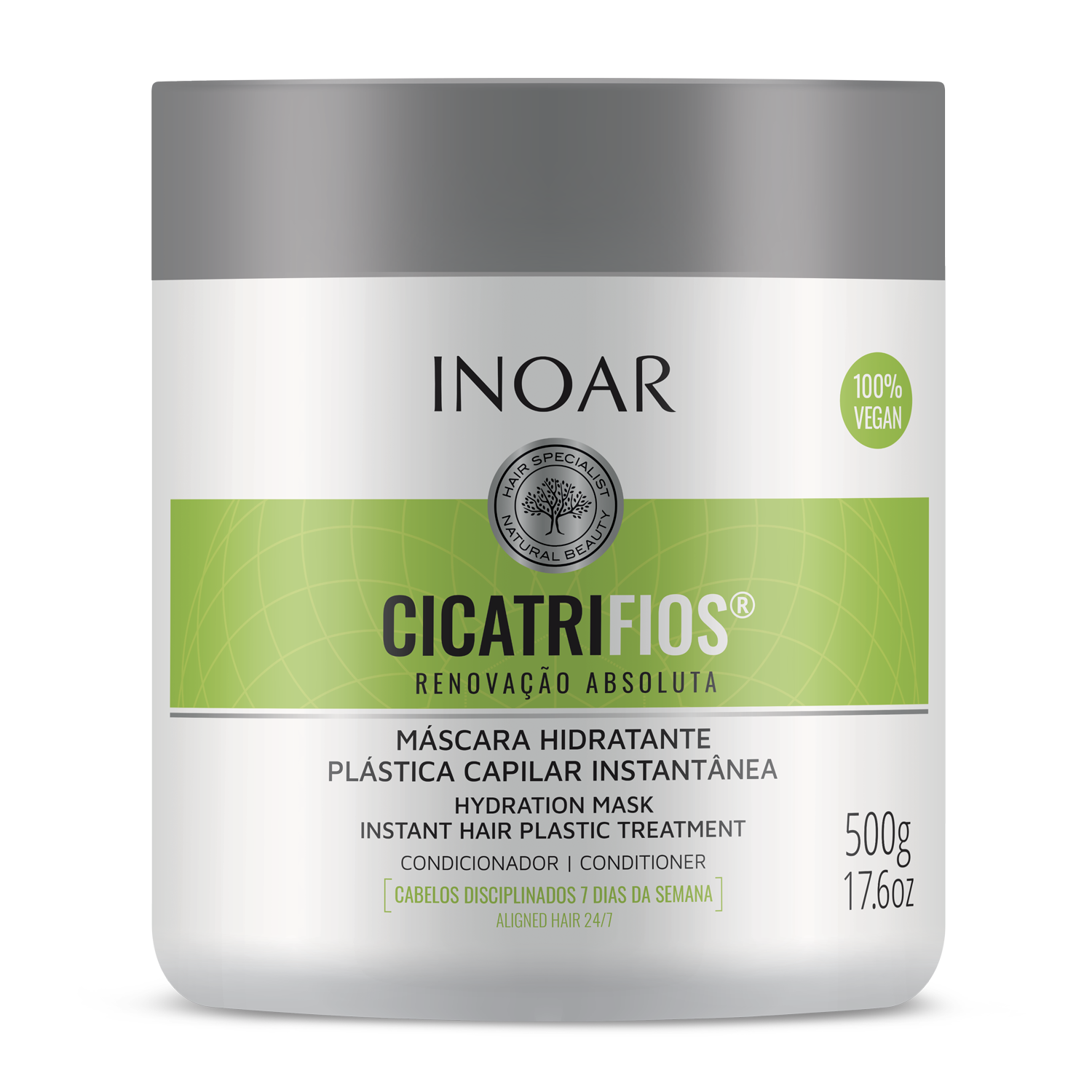 INOAR CicatriFios Mask - plauko struktūrą atkurianti kaukė