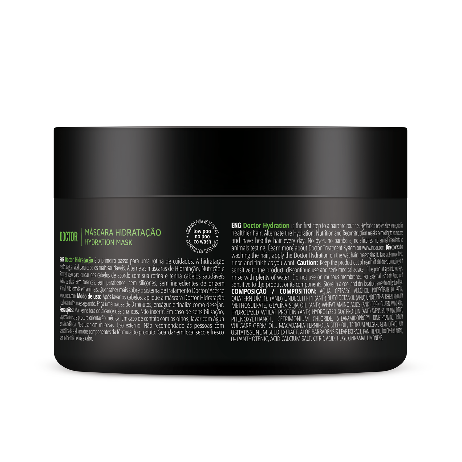 INOAR Doctor Hydrating Mask - drėkinanti kaukė 250 g