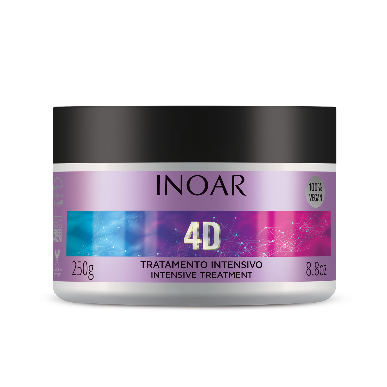 INOAR 4D Mask - 4 dimensijų kaukė 250 g
