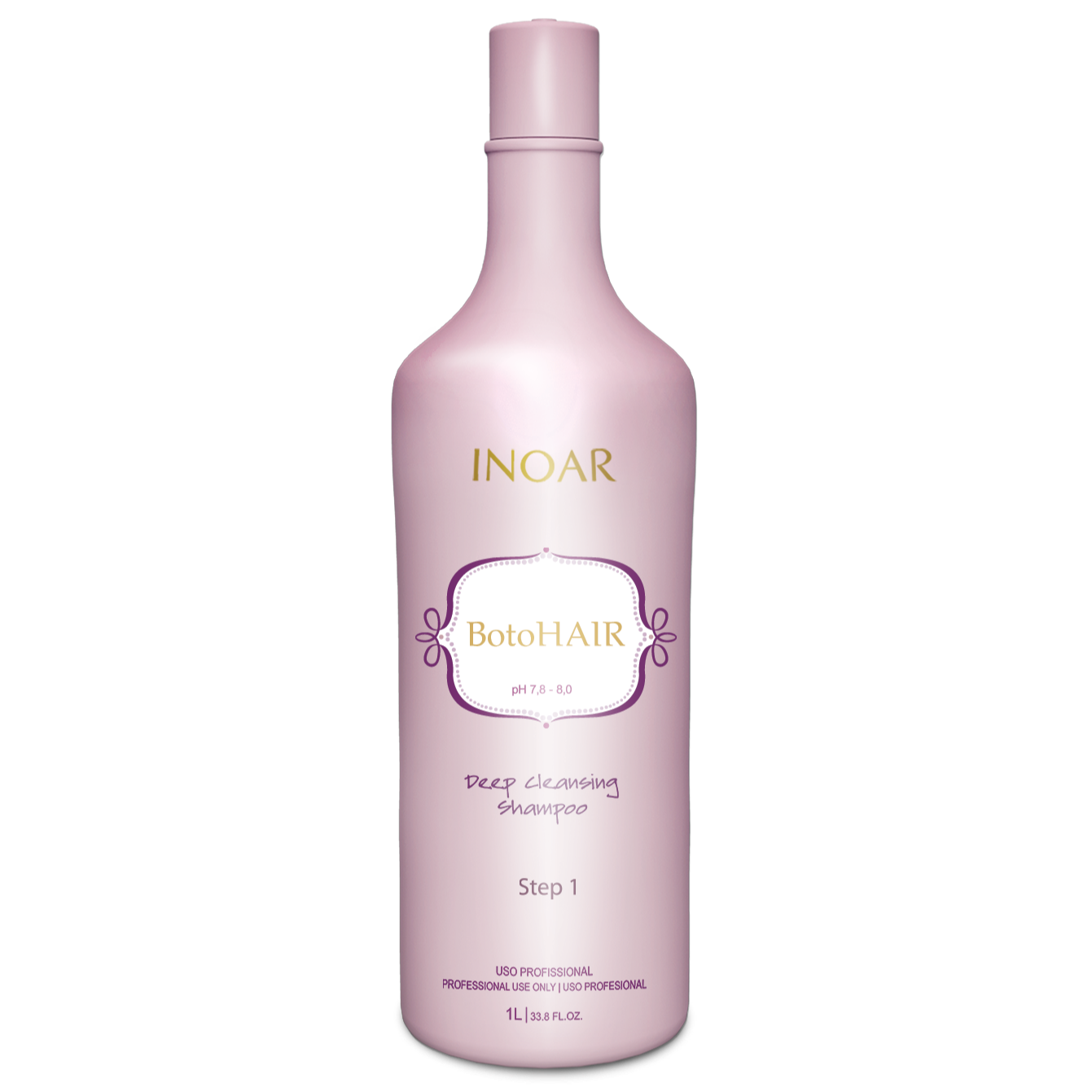 INOAR BotoHAIR Deep Cleansing Shampoo Step 1 - giliai valantis šampūnas 1000 ml