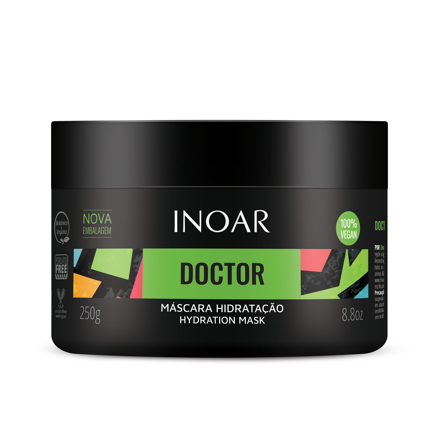 INOAR Doctor Hydrating Mask - drėkinanti kaukė 250 g