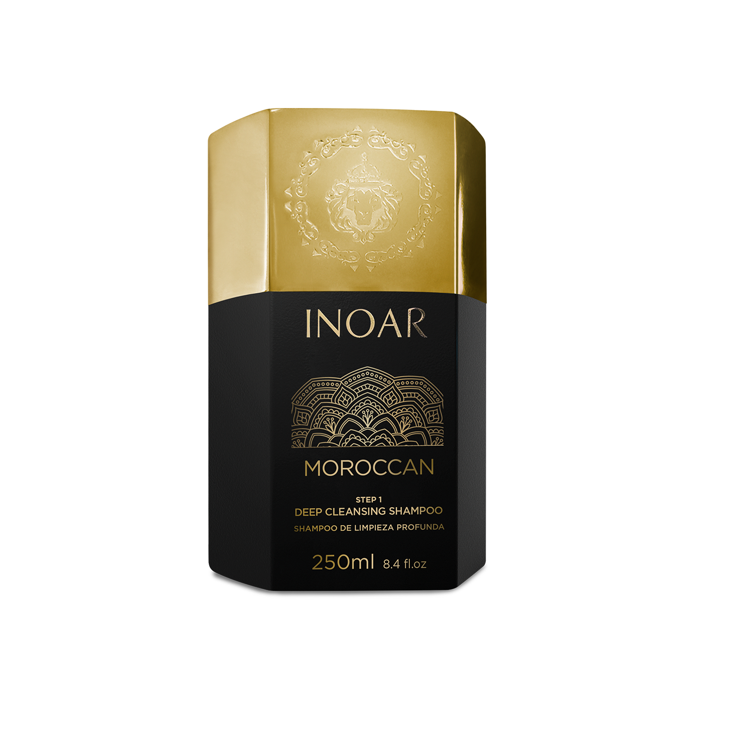 INOAR Moroccan Deep Cleansing Shampoo Step 1 - giliai valantis šampūnas 250 ml