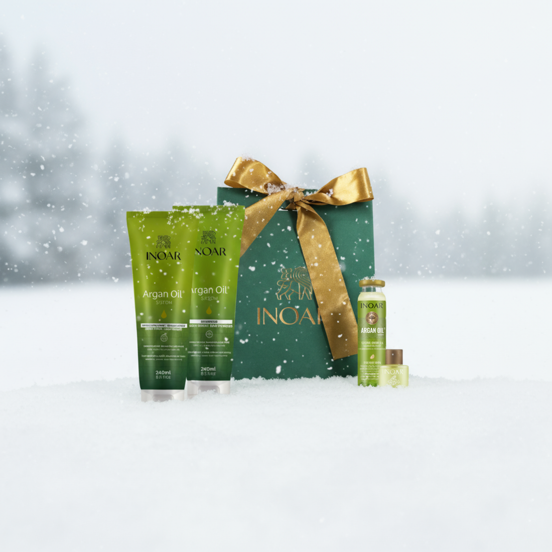 INOAR Kalėdinis maitinamasis plaukų rinkinys + DOVANA🎁