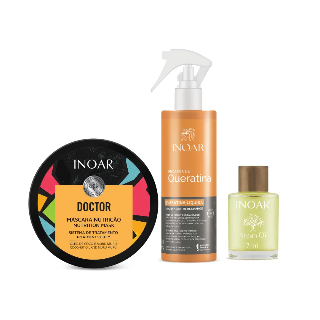 INOAR maitinantis plaukų SPA rinkinys