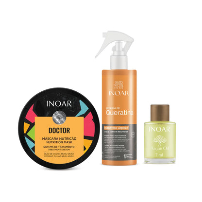 INOAR maitinantis plaukų SPA rinkinys
