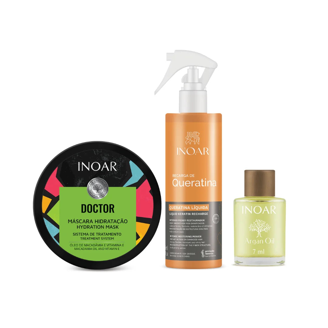 INOAR drėkinantis plaukų SPA rinkinys
