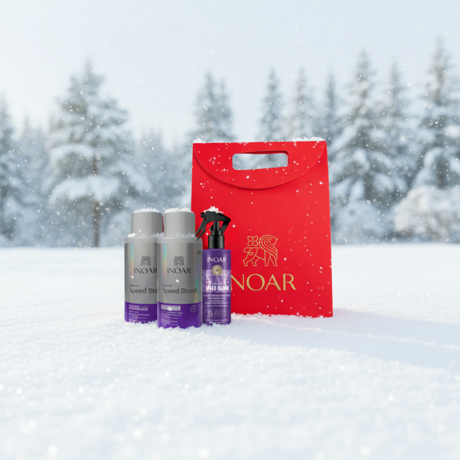 INOAR Kalėdinis rinkinys šviesintiems plaukams + DOVANA🎁