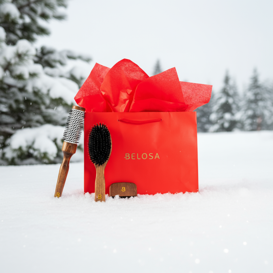 Kalėdinis Belosa šepečių rinkinys 🎁