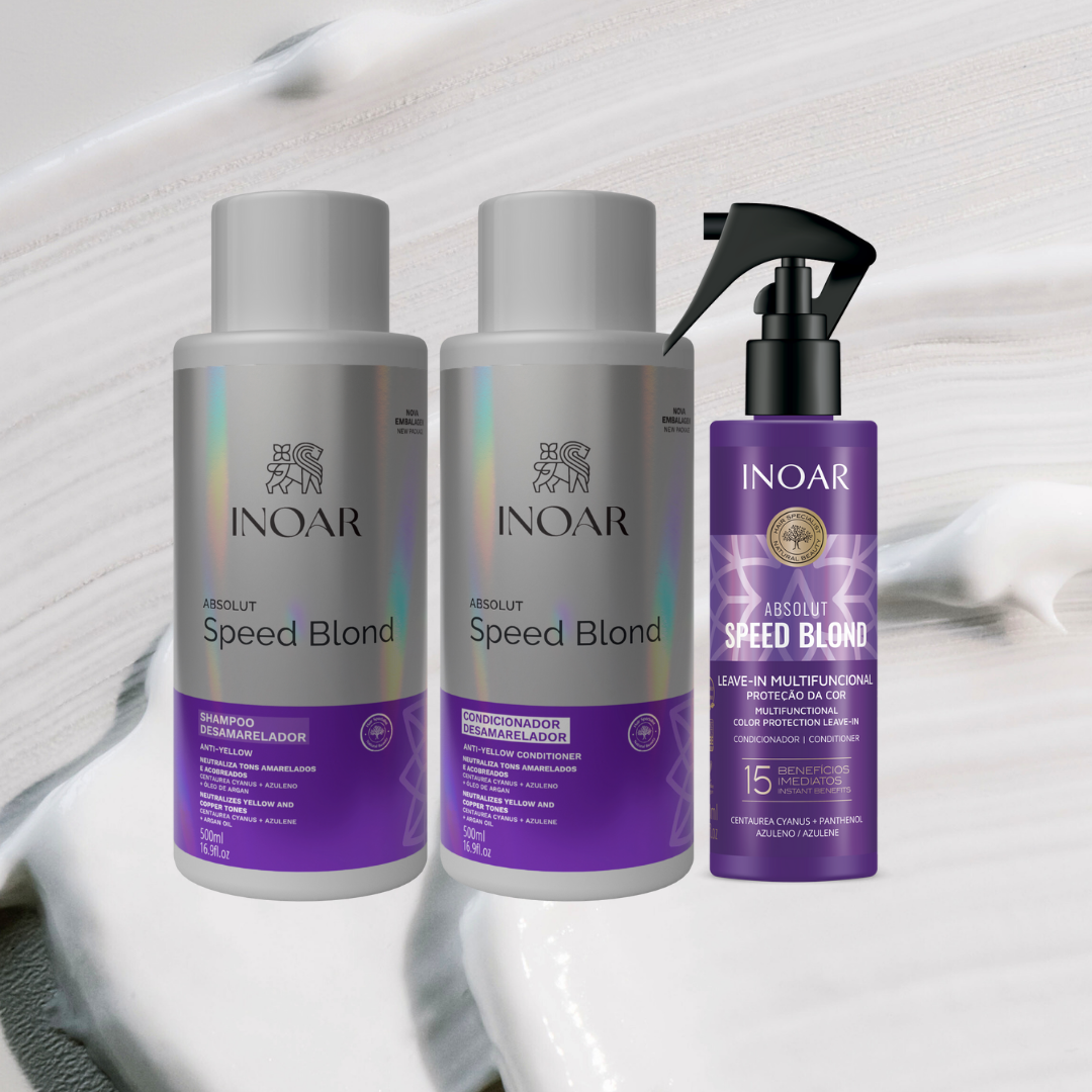 Inoar plaukus tonuojanti rutina