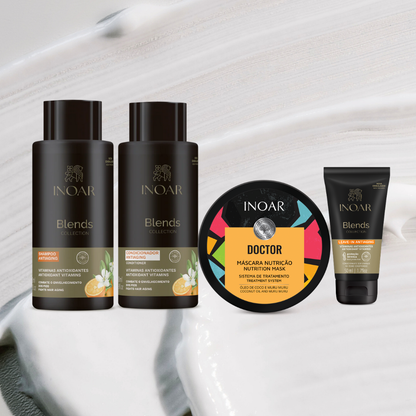 INOAR Sausų plaukų rutina