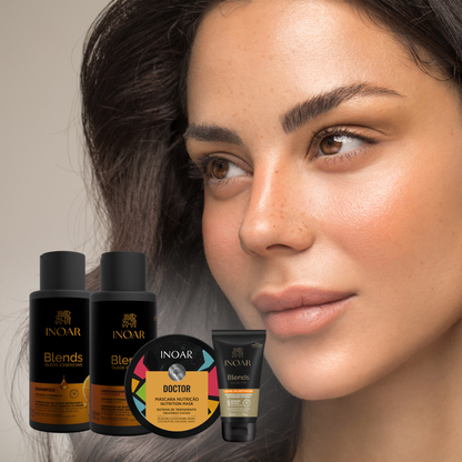 INOAR Sausų plaukų rutina