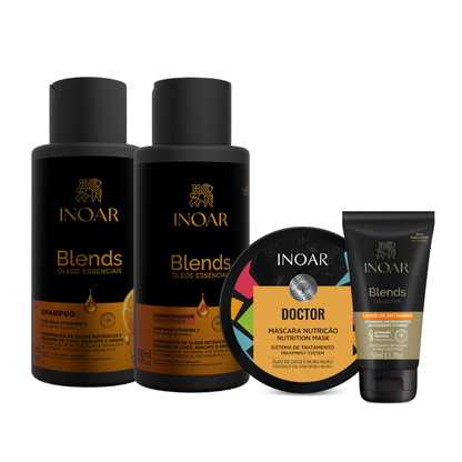 INOAR Sausų plaukų rutina