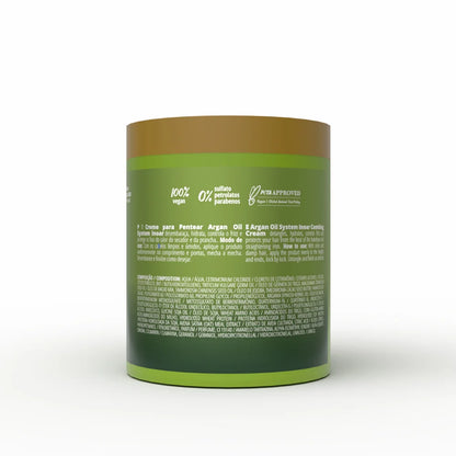 INOAR Argan Oil combing cream - plaukų kremas su argano aliejumi 500 g