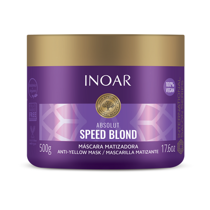 INOAR Absolut Speed Blond Mask - plaukų kaukė šviesiems plaukams