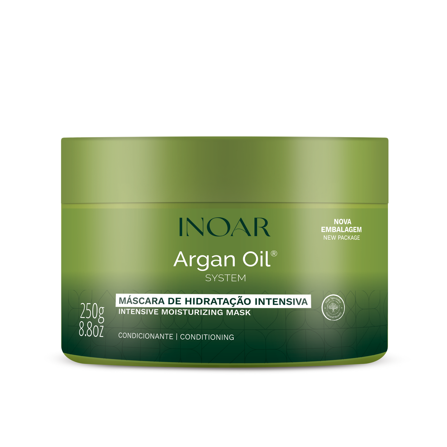 INOAR Argan Oil Mask - intensyviai drėkinanti plaukų kaukė su Argano aliejumi 250 ml