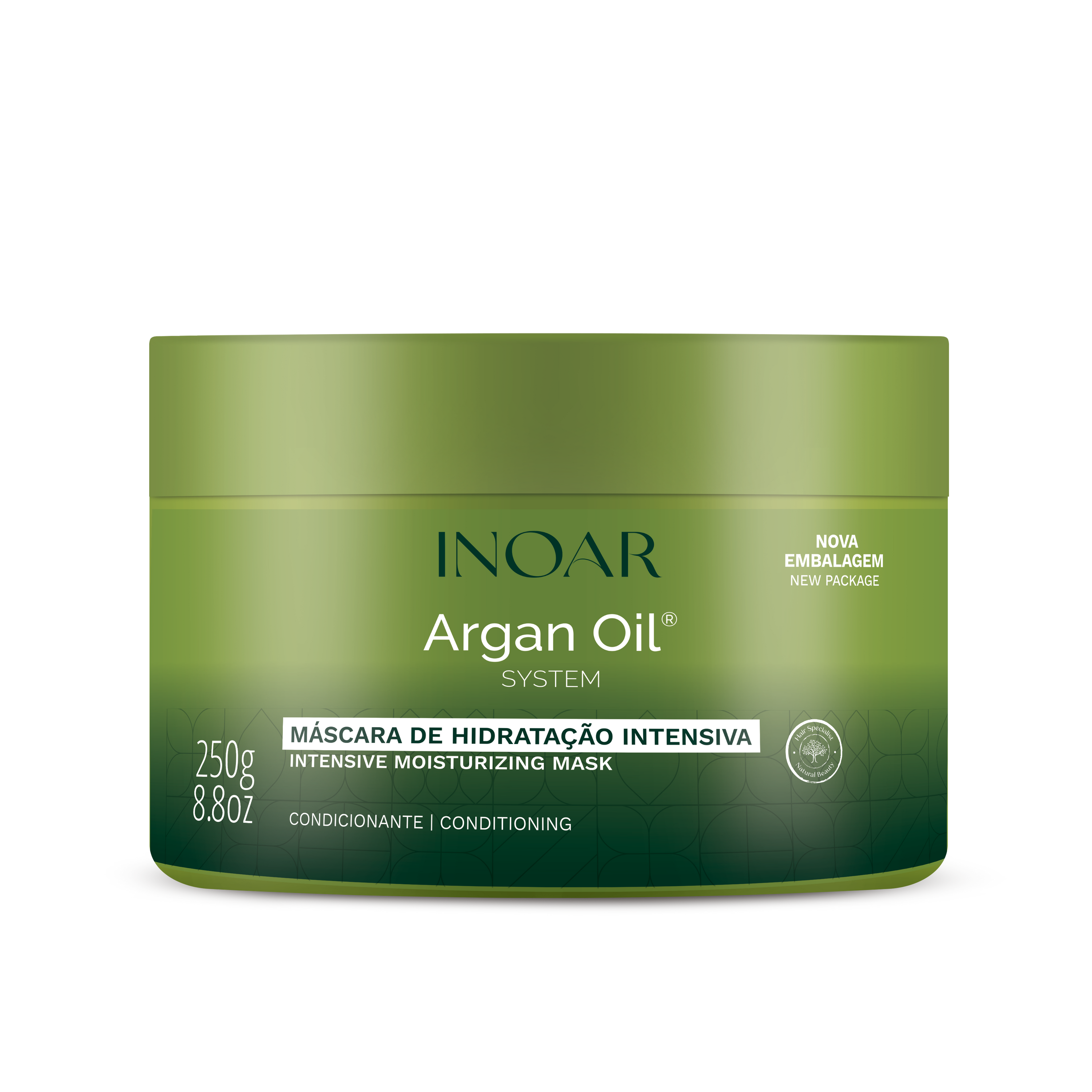INOAR Argan Oil Mask - intensyviai drėkinanti plaukų kaukė su Argano aliejumi