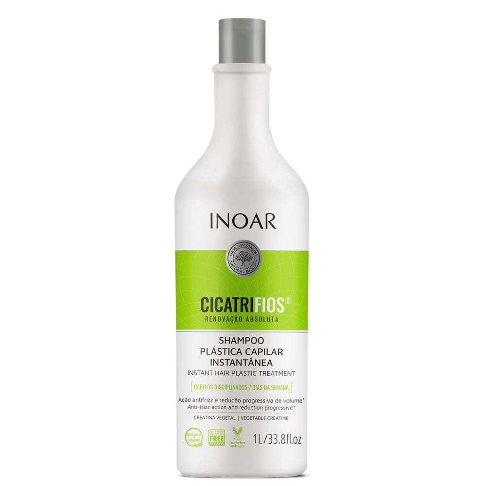 INOAR CicatriFios Shampoo - plauko struktūrą atkuriantis šampūnas