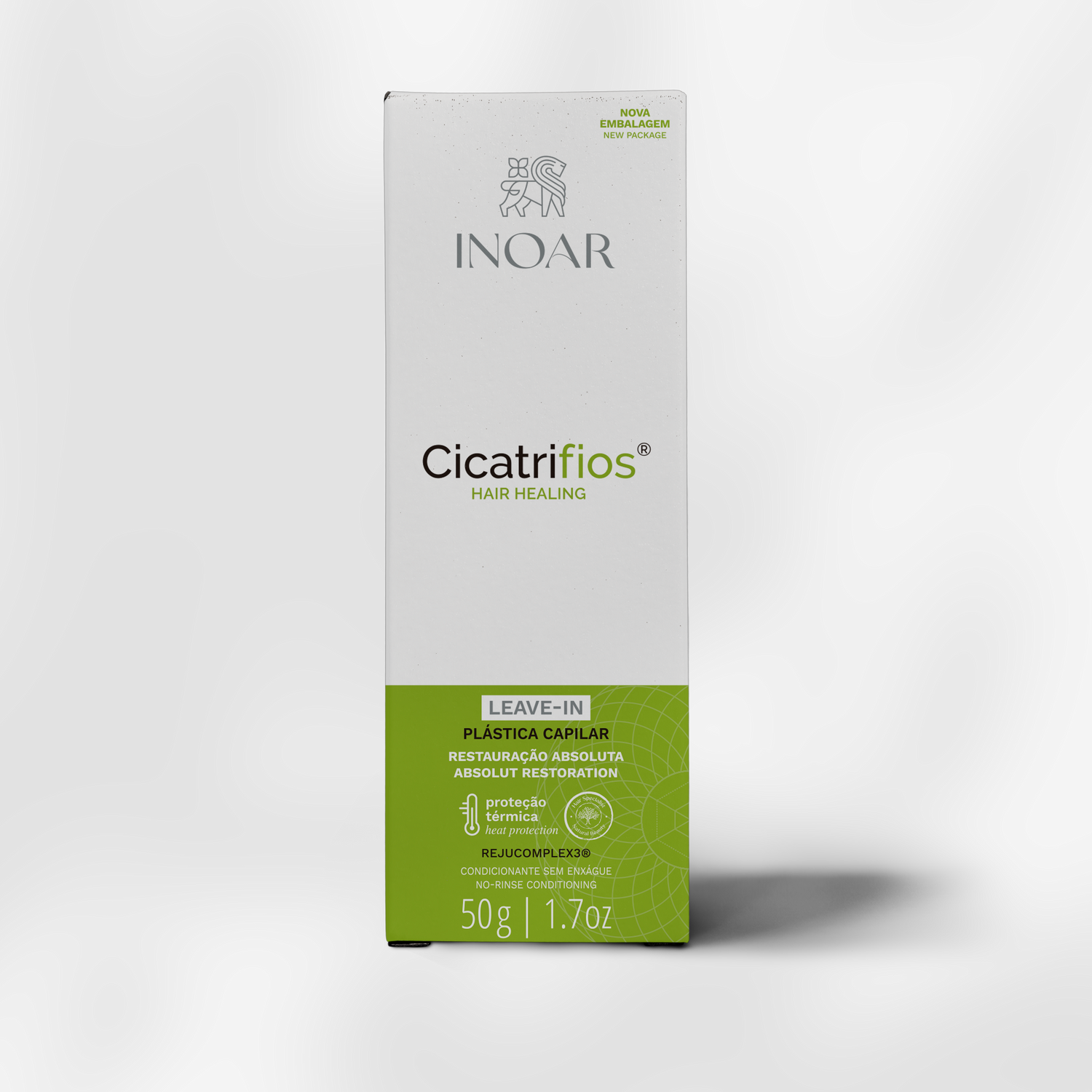 🎁 INOAR CicatriFios Leave-In - nenuskalaujamas balzamas apsaugantis nuo karščio 50 ml (100% off)