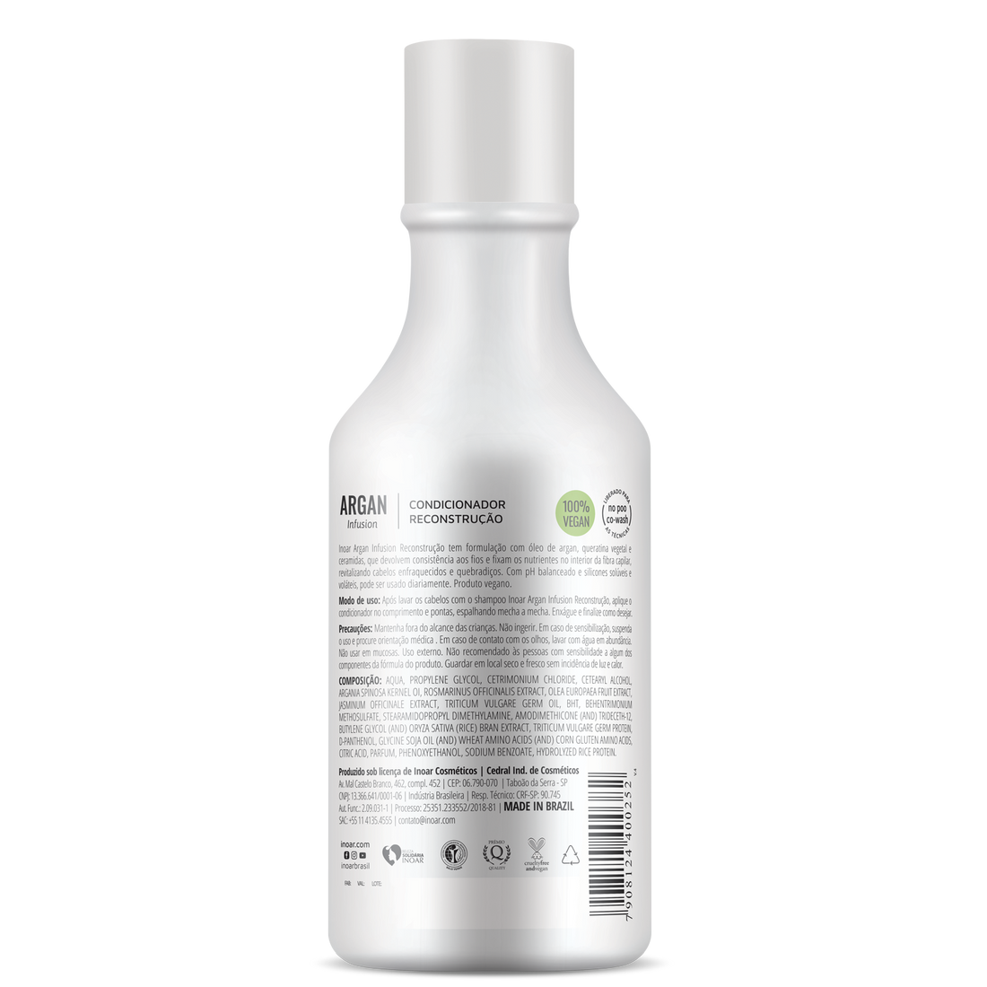 INOAR Argan Infusion Reconstruction Conditioner  - rekonstruojantis kondicionierius 250 ml