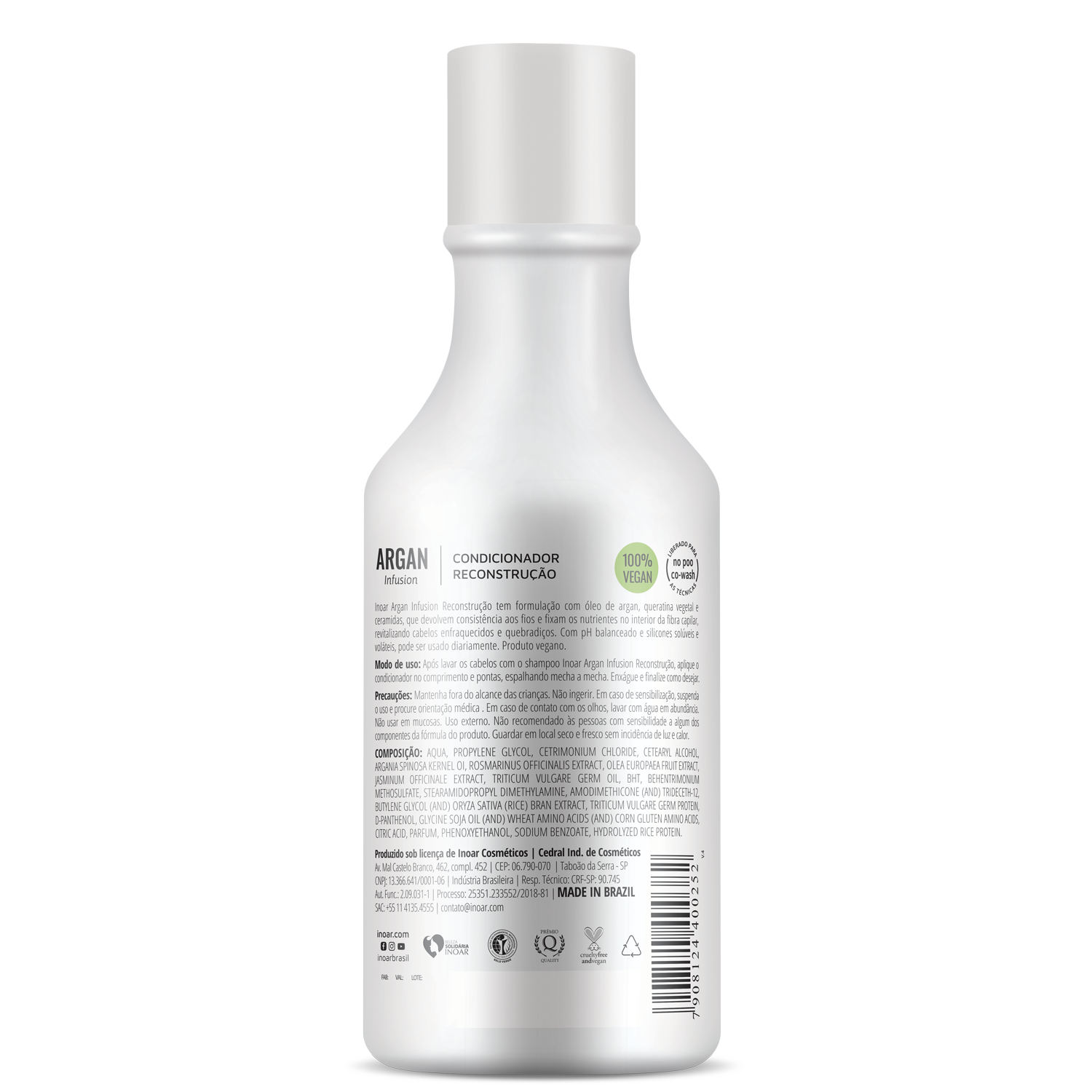 INOAR Argan Infusion Reconstruction Conditioner  - rekonstruojantis kondicionierius 250 ml