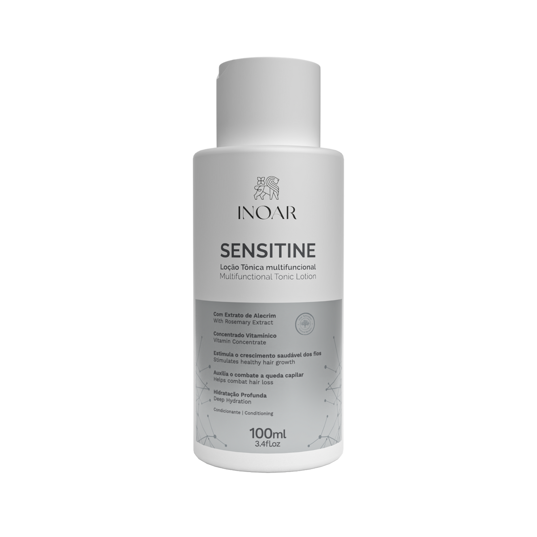 INOAR Sensitine - plaukus valantis kremas (3 in 1) 400 ml