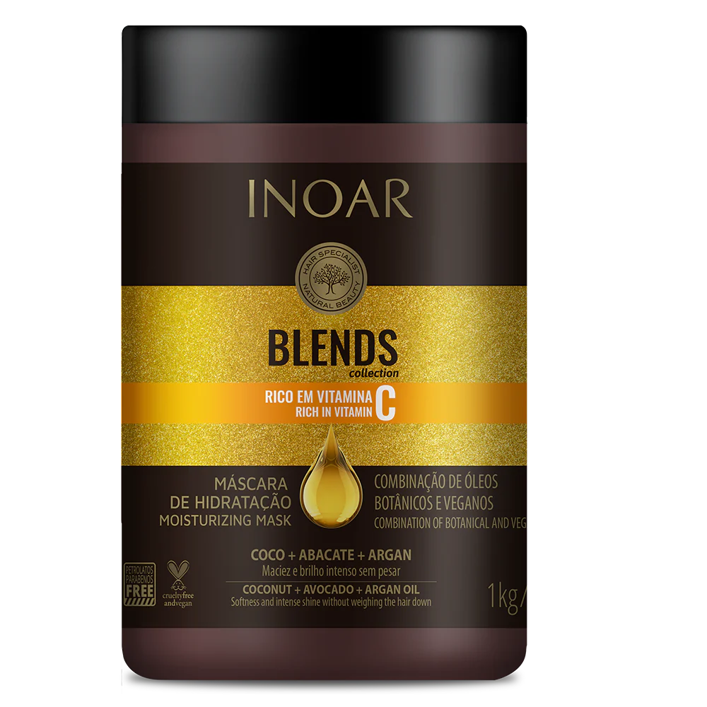 INOAR Blends Mask - kaukė su vitaminu C 250 g