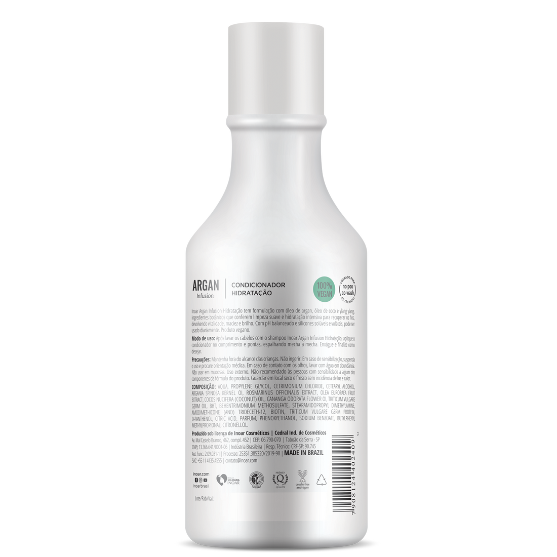 INOAR Argan Infusion Hydrating - kondicionierius 250 ml