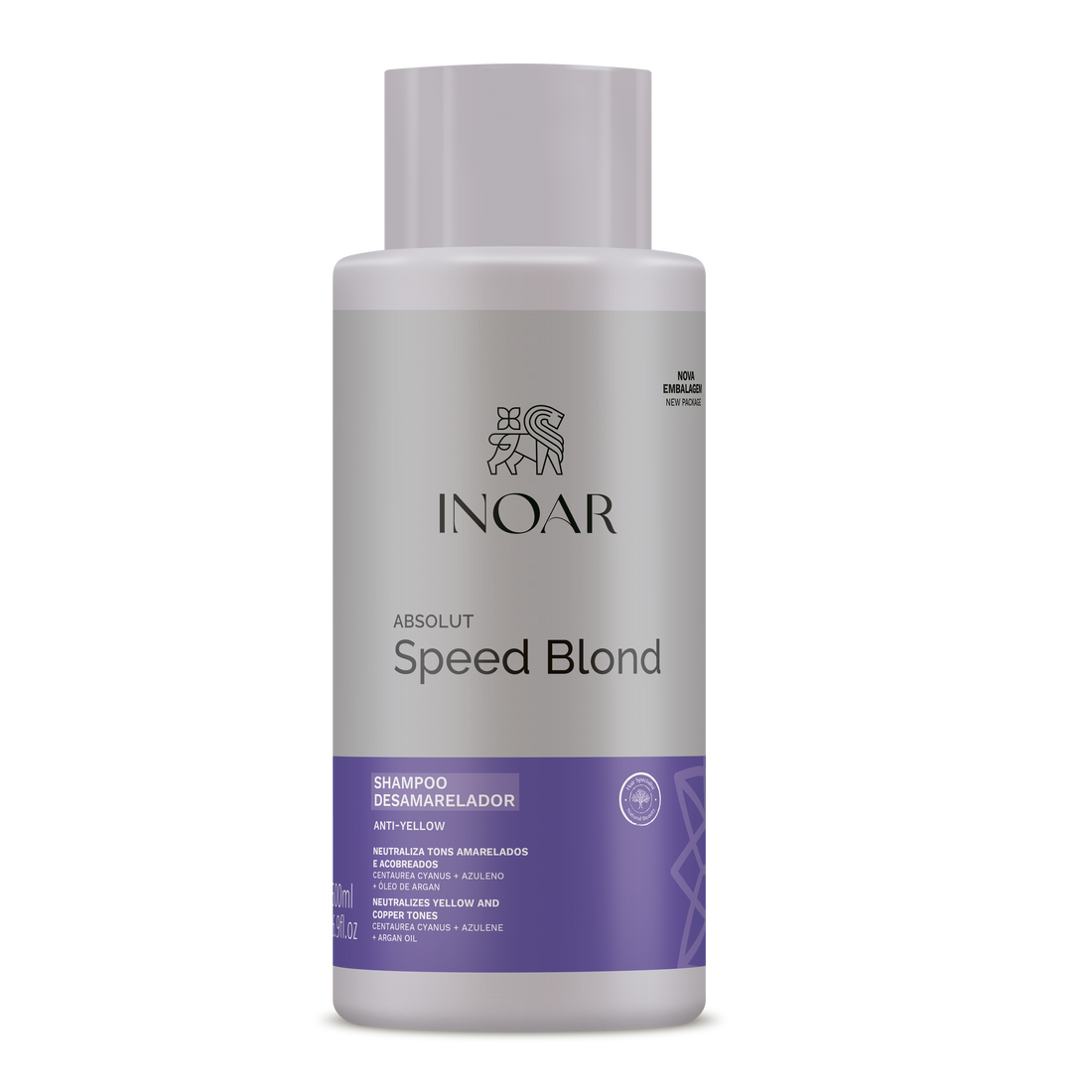 INOAR Absolut Speed Blond Shampoo - šampūnas šviesintiems plaukams